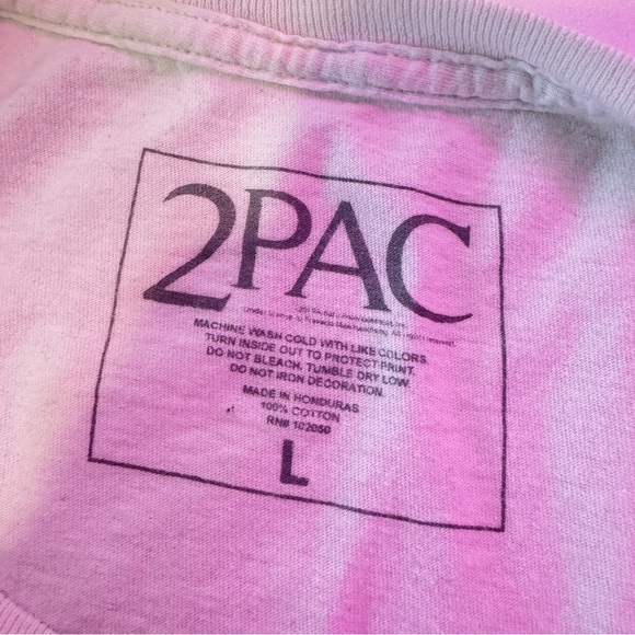 TUPAC 2010’s Vintage Graphic Tee in Grey and White Size Large L - Picture 4 of 13